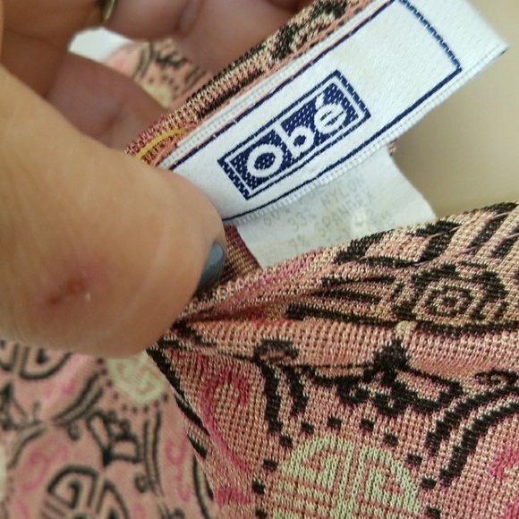 Vintage 70's 80's 0be Dress - Picture 4 of 4